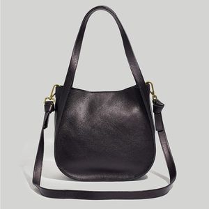 Madewell Sydney Crossbody Bag (Black Leather)